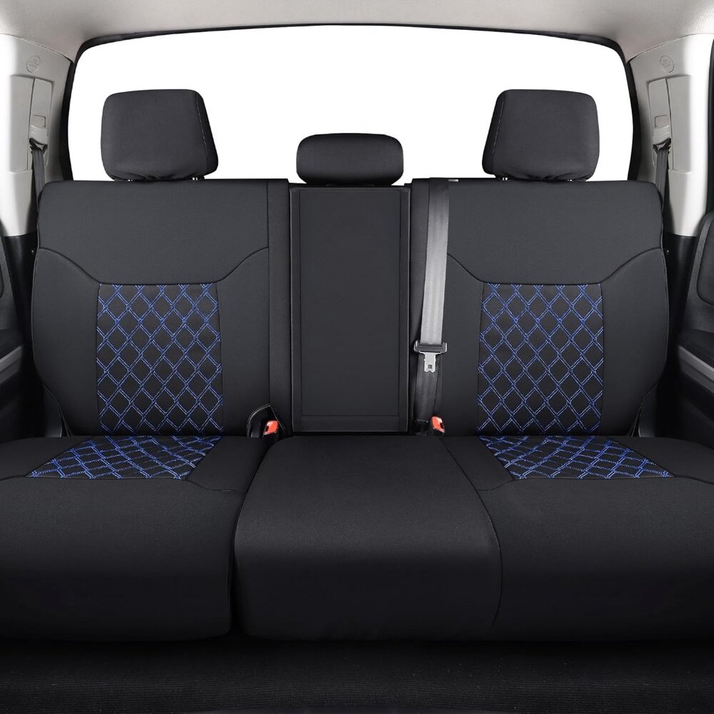 Coverado Tundra Rear Bench Car Seat Covers, Waterproof Neoprene Seat Cover for T